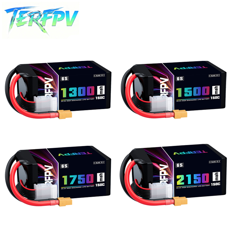 بطارية ليثيوم بوليمر TERFPV 6S - مراجعة Drone Battery 6S وسعره