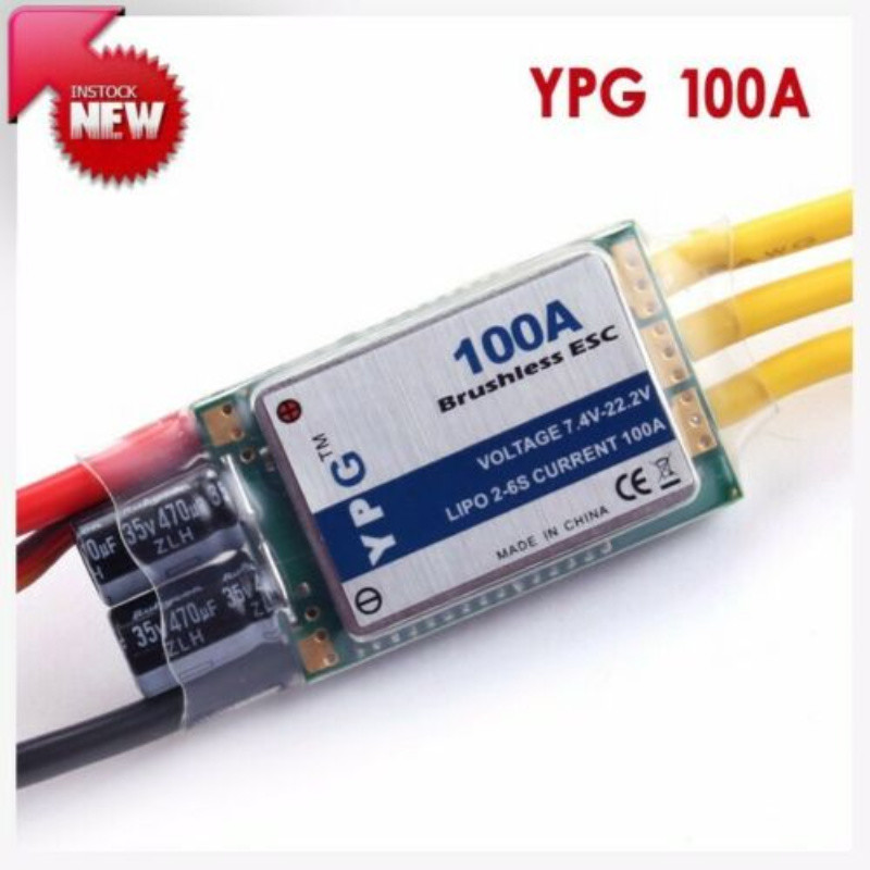 YPG 100A ESC 2 ~ 6S SBEC وحدة  - مراجعة Drone Battery 6S وسعره