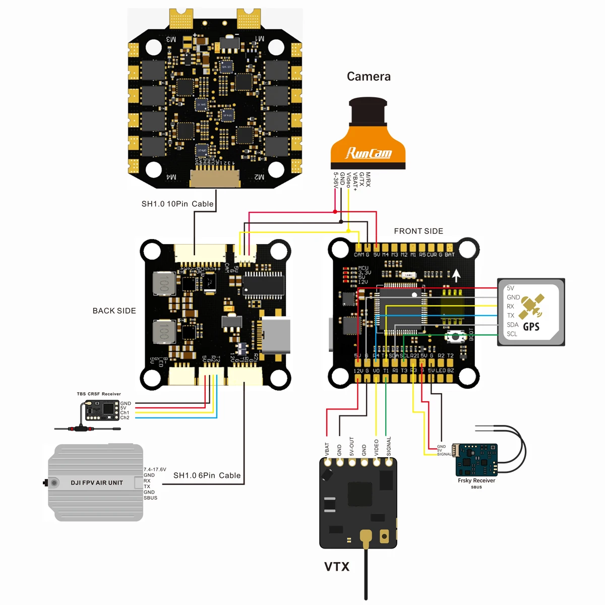 وحدة تحكم طيران F405 F4 مع ESC - مراجعة Betaflight Fc F4 وسعره